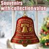 United States 250th Anniversary Bell Ornament Elegant USA 250th Anniversary Bell Ornament for Patriotic Holidays Christmas Tree