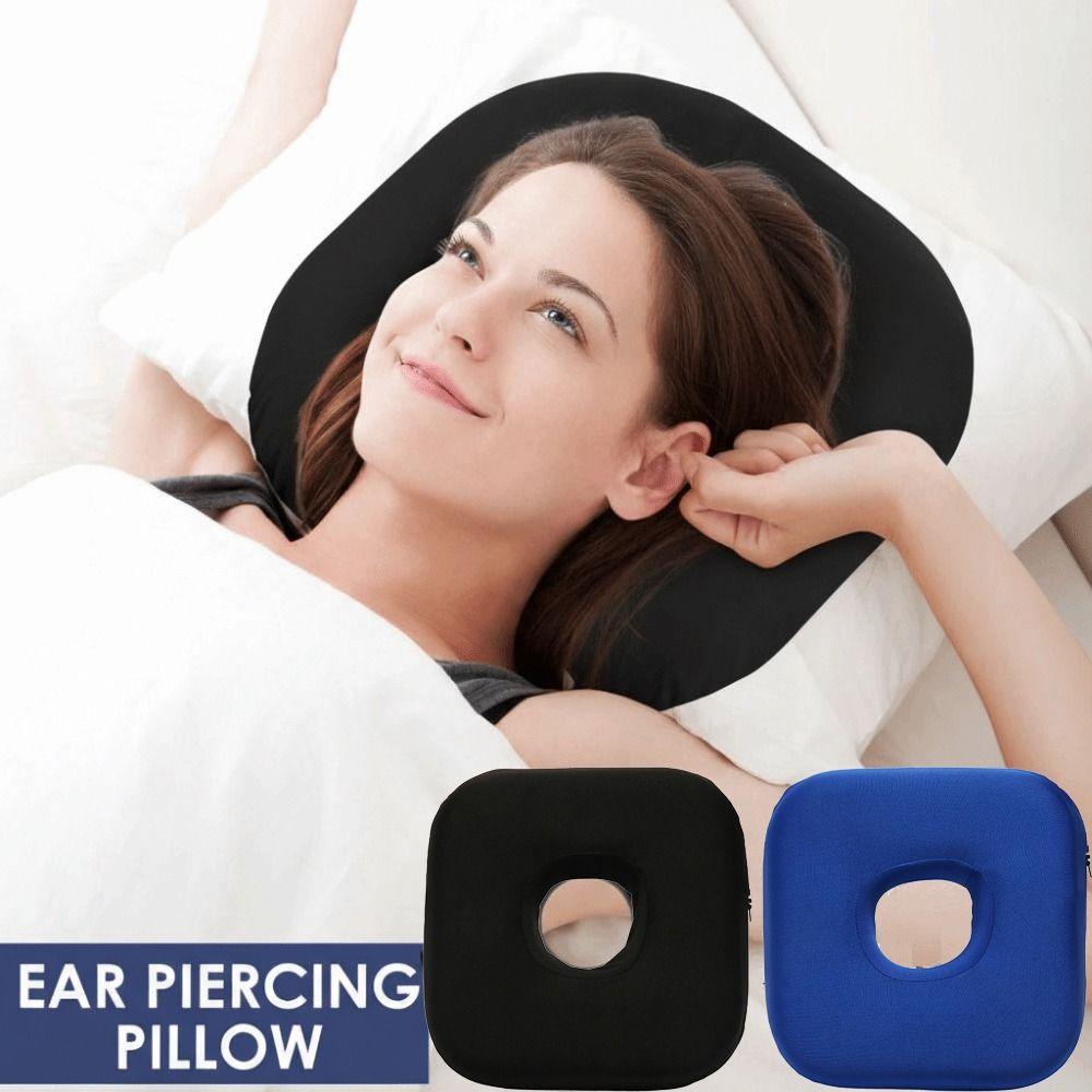 Slow Rebound Ear Guard Pillow Foam Ear Hole Donut Pillow Side Sleeper Pillow  Side Sleepers