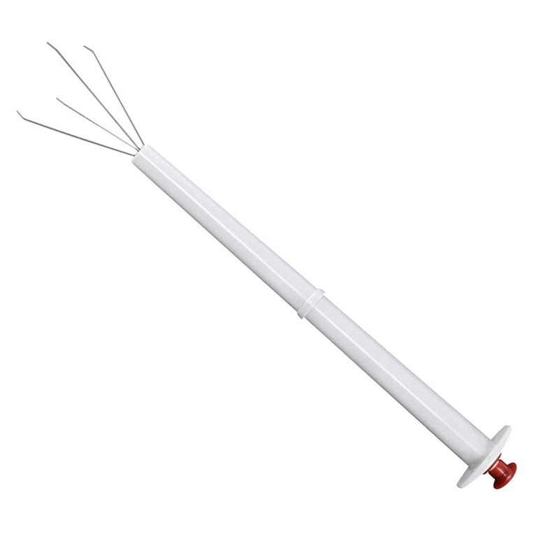 

Захватный инструмент с 4 когтями Держатель для маринованных огурцов Эргономичная ручка Простота в использовании красный