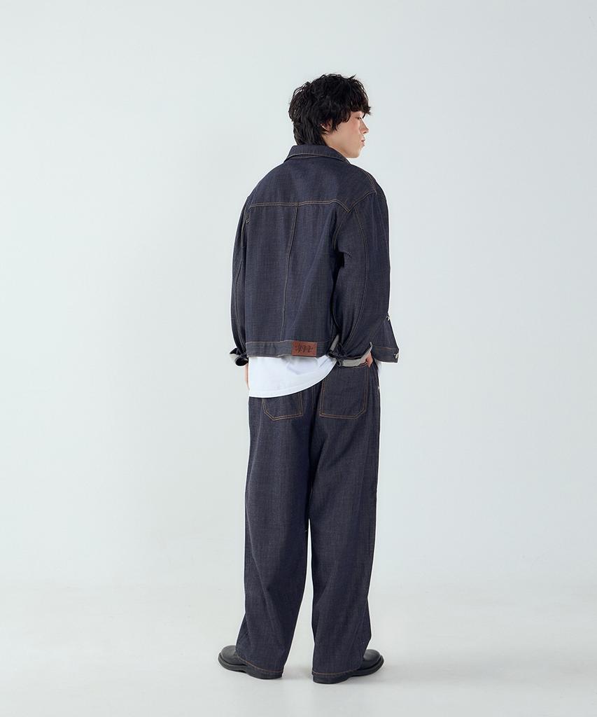 Fortyfour [M] Indigo Raw Denim Jacket