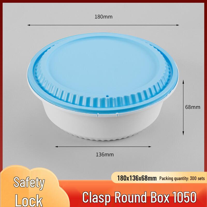 Thickened Disposable Lockable Food Containers