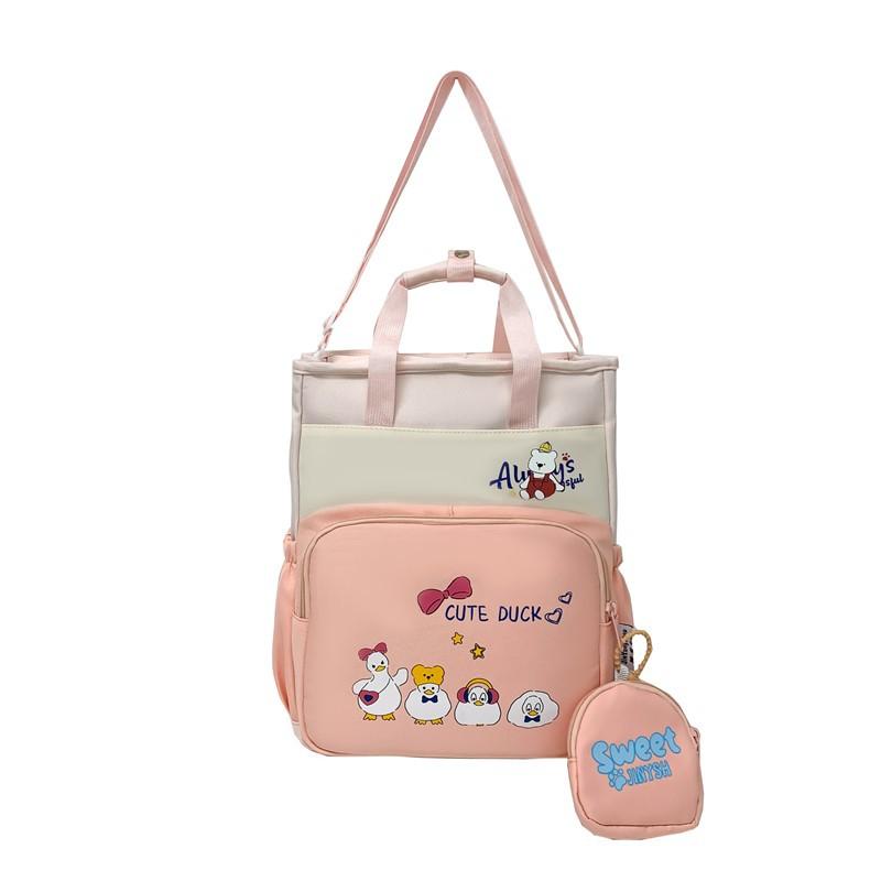 Schoolbag Primary school students multi-layer tutoring bag cute cartoon large capacity multi-purpose tutoring bag A1 schoolbag cute pattern student