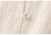 3229 Women's Cotton Linen Embroidered Oversized Sun Protection Shirt - Lightweight & Breathable, Retro Seven-Sleeve Summer Style