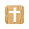 1Pc 3D Wooden Cross USB Night Light LED Table Lamp Novelty Kids Bedroom Coffee Shop Decoration Christian Gift Dropshipping