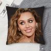 MMiley Cyrus Doublesided Printed Square Decorative Cushion Cover for Sofa Living Room Home Decor