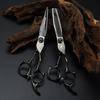 MCG-18 Black Damascus Hairdressing Shears & Thinning Scissors