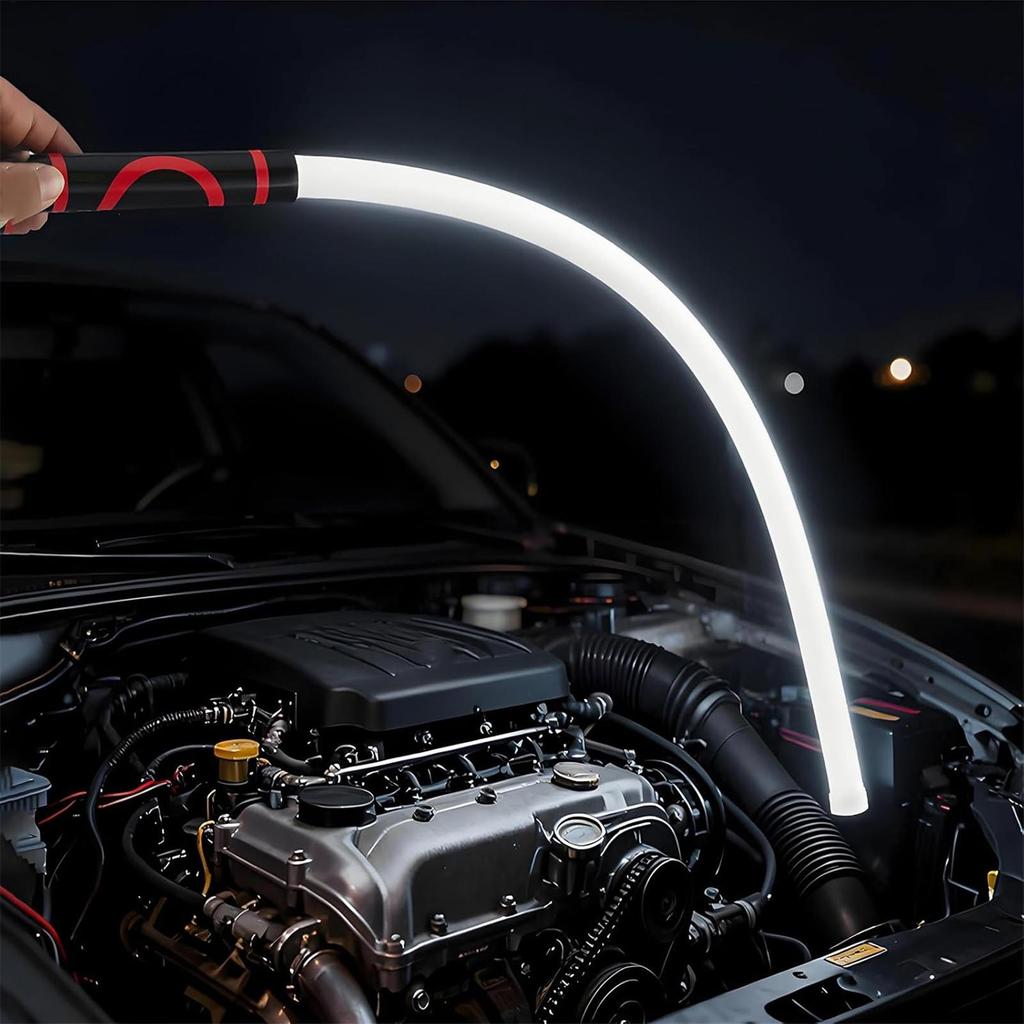 Bendable Flashlight Stick Rechargeable Portable LED Lamp with Adjustable Brightness Flexible LED Light Stick For Car Repair
