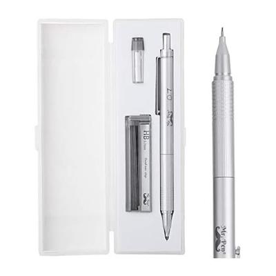 Dhr. Pen - Metalen Mechanisch Potlood 0,7 mm voor Kunstenaars, Schetsen, Loodpotlood, Scherpe Tekenpotlood, Volledig Metalen Behuizing, Ideale Gewichtbalans, Comfortabel