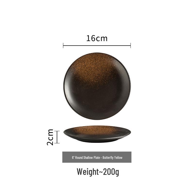 12-inch Japanese Style Round Dinner and Salad Plate