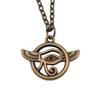 Collana Ciondolo Nodo Celtico Triquetra Stella di Davide Pendente Gioielli Vintage Boho Catena 43cm