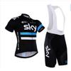 Outdoor cycling suit Tour de France cycling suit short-sleeved summer suit men's road bike mountain bike cycling shirt breathable