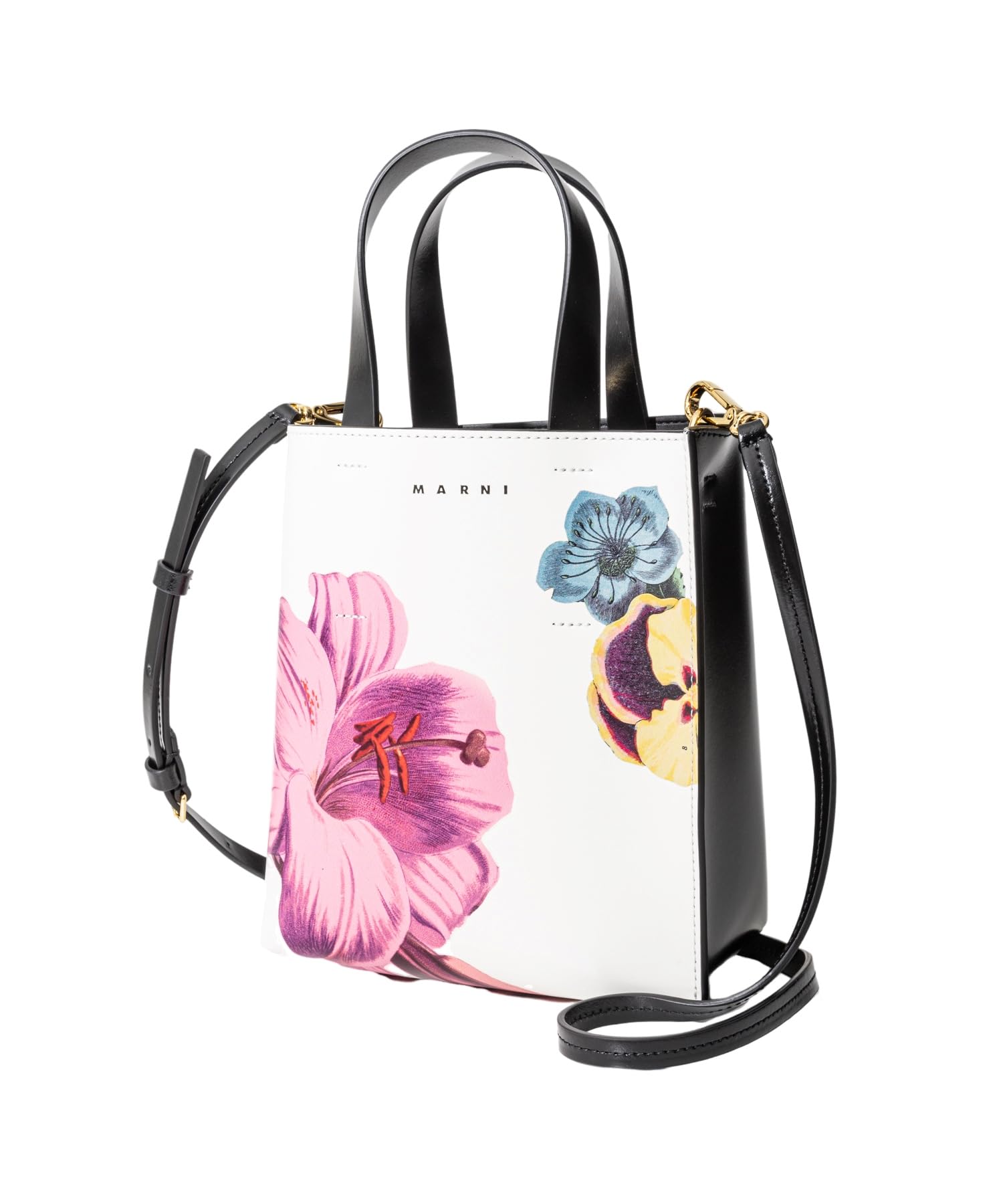 

Tote bag SHMP0039Q5P6925 MUSEO LILY [Marni] Women s WHITE/PINK/BLACK [Item]