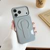 Soft Silicone Grip Holder Card For Magsafe Case for 18 17 16 15 14 13 Pro Max Slot Shockproof Charge Magnetic Cover