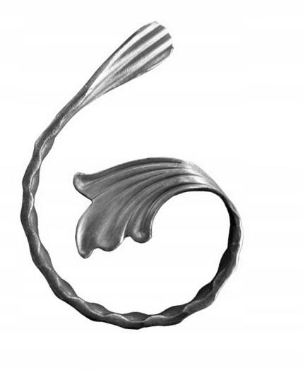 Element spiralny szóstka młotk. elementy kute 10.251 12x6 h150xl100