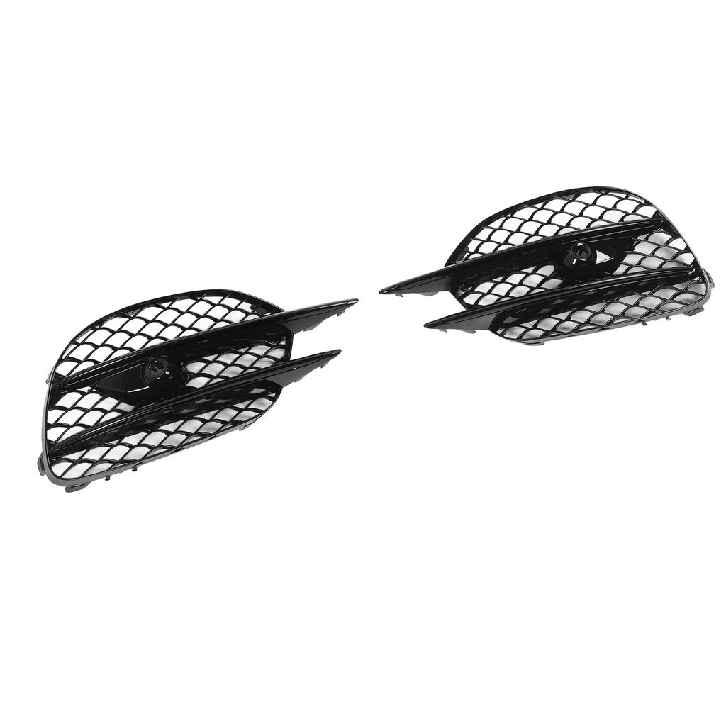 Grille antibrouillard de pare-chocs avant noir brillant avec moulure décorative pour Classe S W222 Berline Ligne AMG 2018 à 2020