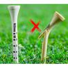 100PCS Bamboo Golf Tees Reduce Friction Side Spin Eco Friendly Durable Pack