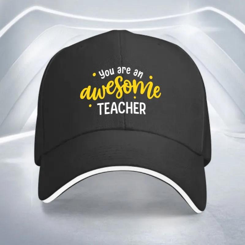 You Are An Awesome Teacher Baseball Cap Polyester Adjustable Sport Outdoor Hat