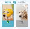 Waterproof Dog Bathing Cap Adjustable Swimming Headgear with Earmuffs Pet Head Cover for Small to Medium Dogs Protective Ear Pro