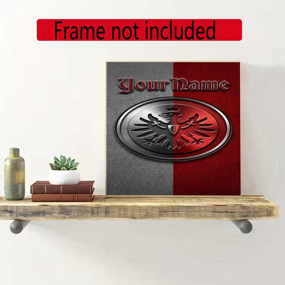 Eintracht Frankfurt Personalized Name Diamond Paintings Mosaic Wall Round Diamond Art Painting Kits Embroidery Crystal Accessories Frameless