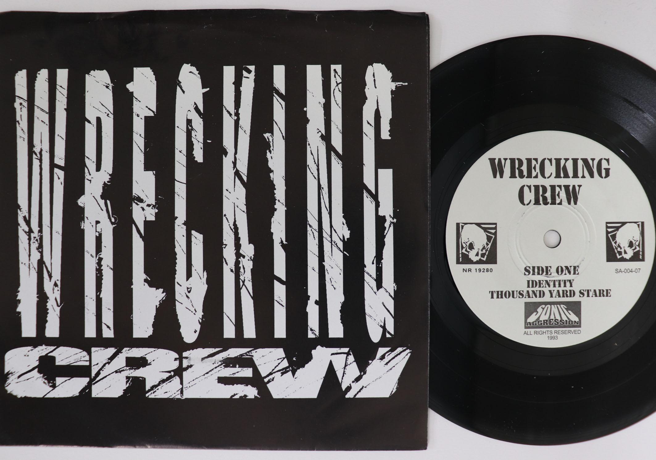 

7inch Record WRECKING CREW Wrecking Crew SA00407 SONIC AGGRESSI 1993 US Rock Used