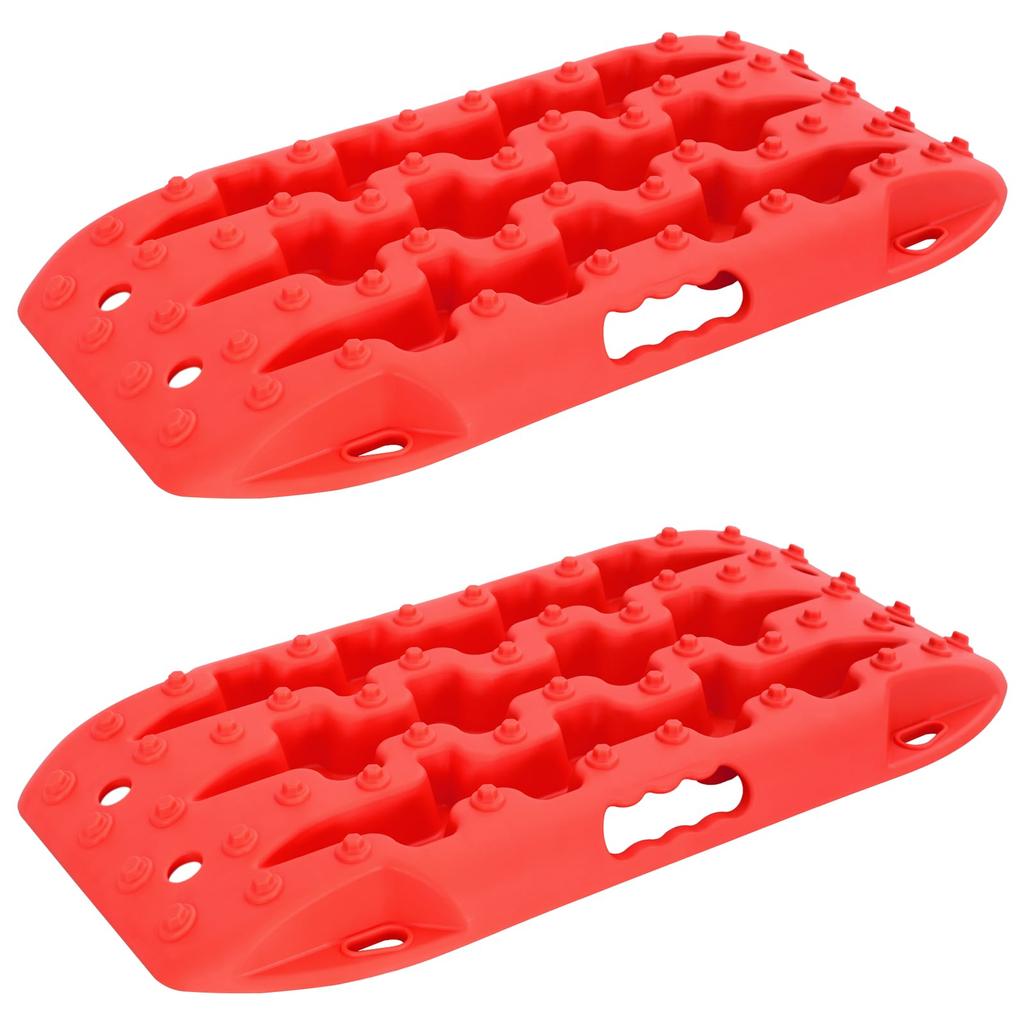Traction Plates 2 pcs Red 57.5 x 30.5 x 5.5 cm