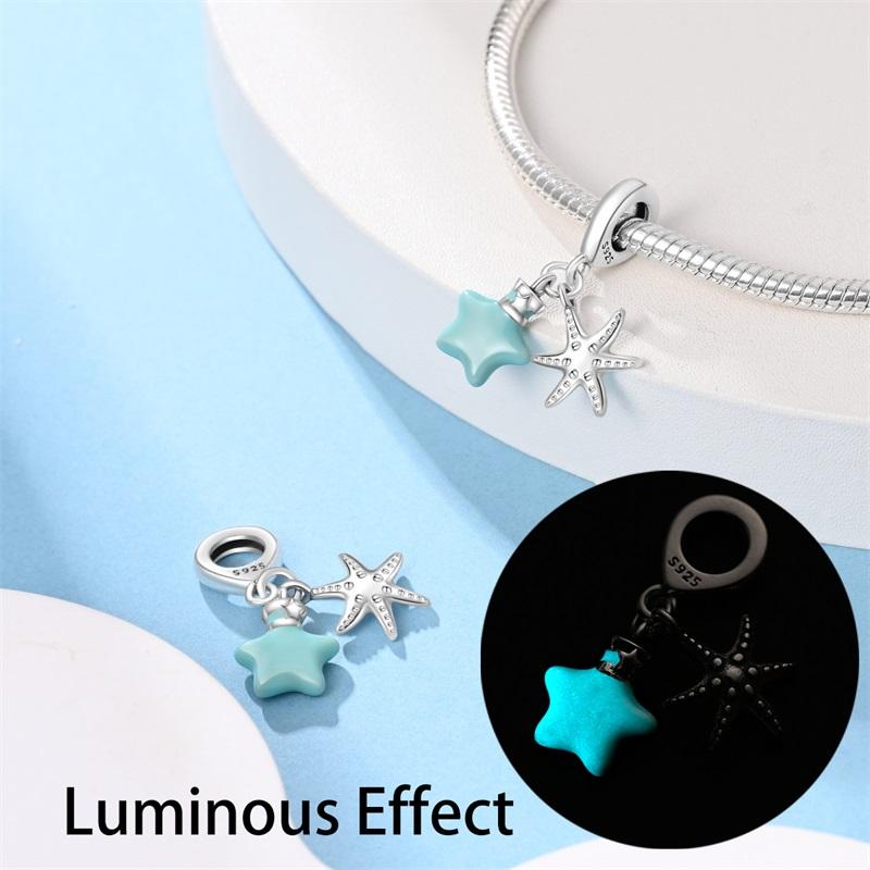 Elegant Copper Charms Sea Shell Starfish Dolphin Beads Fit Bracelet Necklace Bead Jewelry Making Fine Jewelry Gift