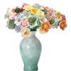Traditional Jingdezhen Peony Ceramic Vase - Eternal Flower Simulation Decoration
