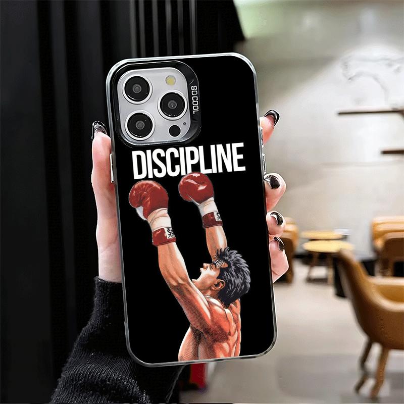 Hajime No Ippo Anime Stoßfeste Handyhülle für iPhone 17 Air 16 16E 15 Pro Max 14 Plus 13 Mini 12 Rückseite Anti-Sturz Fundas