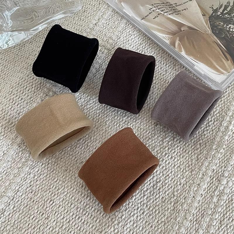 High Elastic Super Wide Seamless Headline High-grade Hair Accessories No Hair Injury Rubber Tendon Girl's High Paytail Mask Muscle Hair Ring