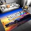 1 Stück Spiel Grand Theft Auto Fußmatte, Rutschfeste Teppichmatte, Raumdekoration, Außendekoration, Küchenteppich, Fußabtreter - Maschinenwaschbar, Leicht zu reinigen