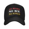 No Kings No Wars No Ice Caps Fashion  Snapback Hat For Unisex Women Adjustable Casual Headwear
