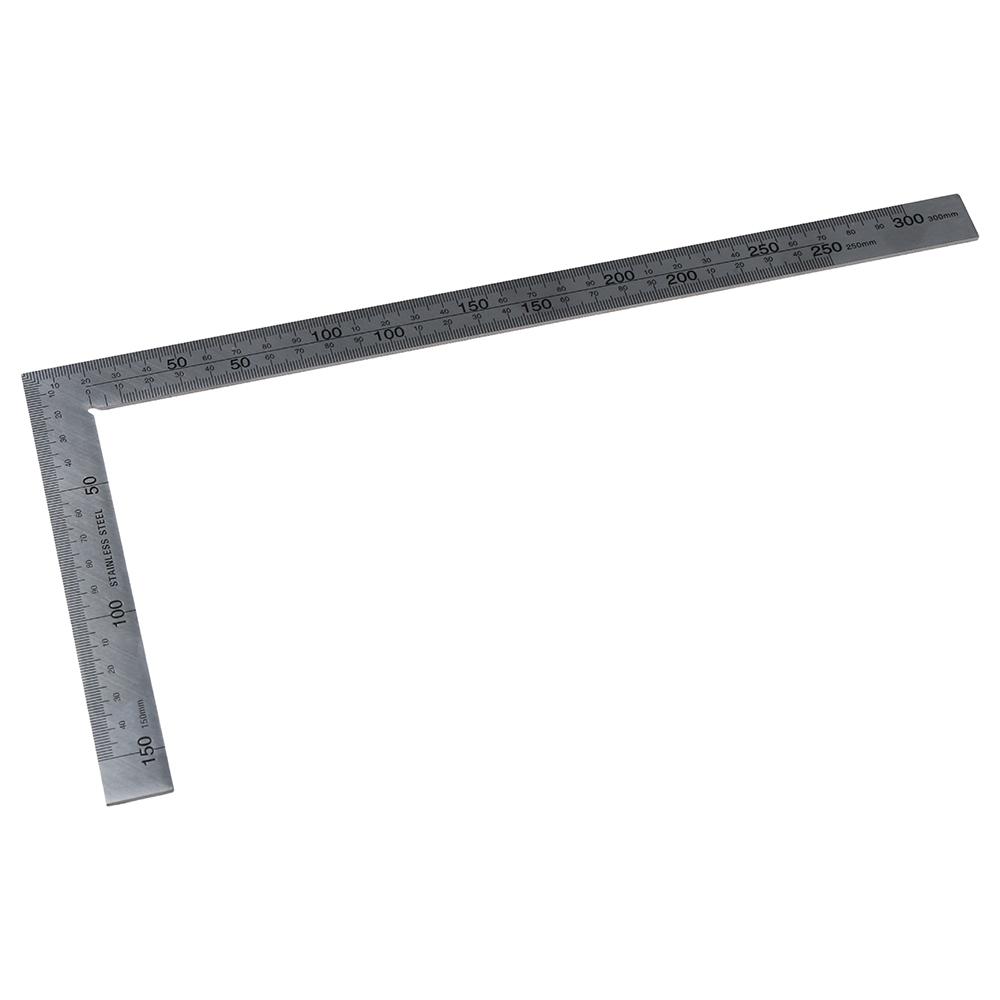 Metal Measuring Tool Double Sided Squares Graduations Measurement Metric Imperial Stainless Steel