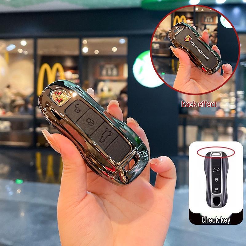 Vlastní kryt klíče pro dálkové ovladače Porsche Panamera, Macan, Cayenne, Taycan a 718