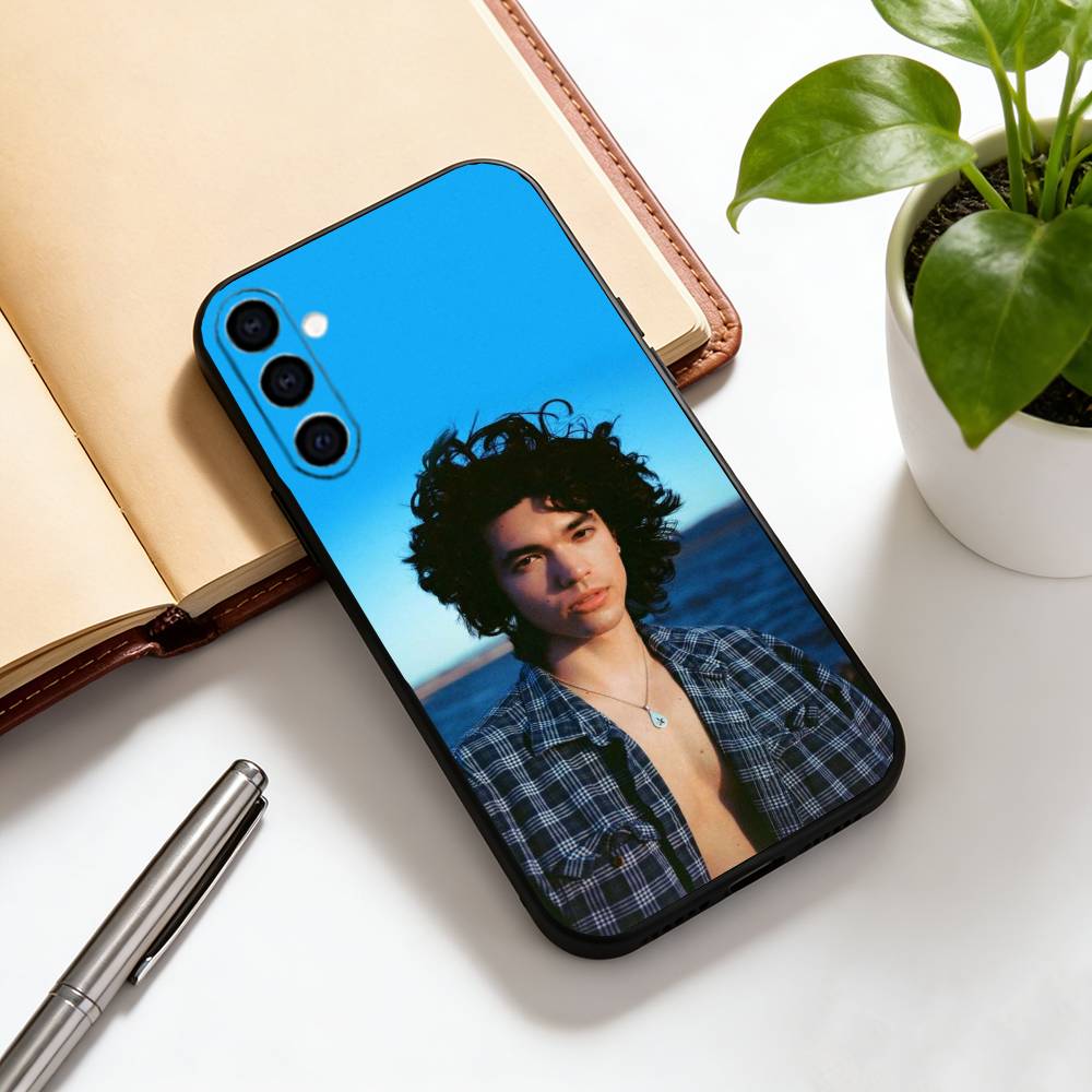 

Singer C-Conan G-Gray-S Phone Case For Samsung Galaxy A73,A72,A71,A70,A53,A52,A51,Soft Silicone Black Cover Samsung a52
