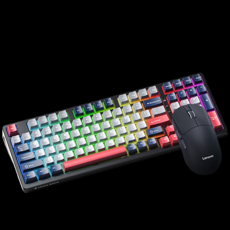 Lenovo Aurora GK10 Tri-Mode Hot-Swappable Mechanical Keyboard & Mouse Combo