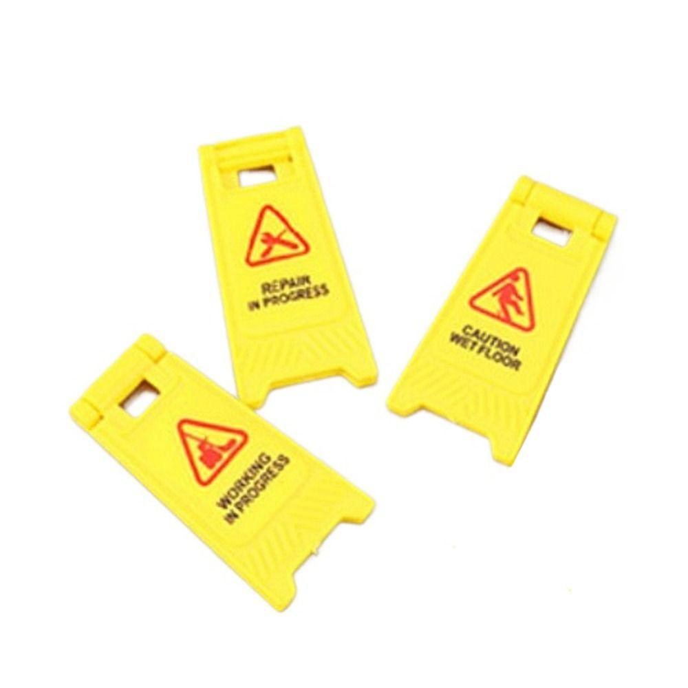 

Pretend Play 1:12 Dollhouse Accessories Highway Construction Scene Model Scene Props D Random style