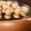 Holz Körpermassagebürste mit Handschlaufe Ergonomisch Männer Frauen Meridian Schulter Nacken Körper Anti-Cellulite Massagegerät Peelingbürste Guasha Werkzeug