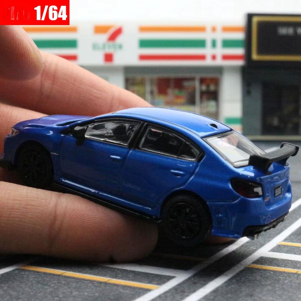 1/64 Subaru STI WRX Super Racing Hračka Auto JKM JDM Miniaturní Model Odlévaný Kovová Slitina Vozidlo Volná Kola Kolekce Dárek