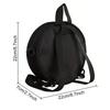 Cute Dog Print Round Shoulder Bag Casual Messenger Bag for Woman Best Gifts 2D Flat Casual Daily Crossbody Bag