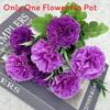 Handcrafted Silk Carnation Artificial Flowers Wedding Decor Photography Props