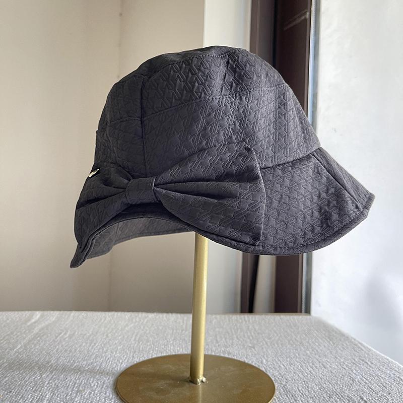 

Осень и зима новая шляпа рыбака с бантом сзади детская универсальная широкополая шляпа-ведро демонстрирует тренд маленьких шляп-ведер Adult 55-58cm чёрный