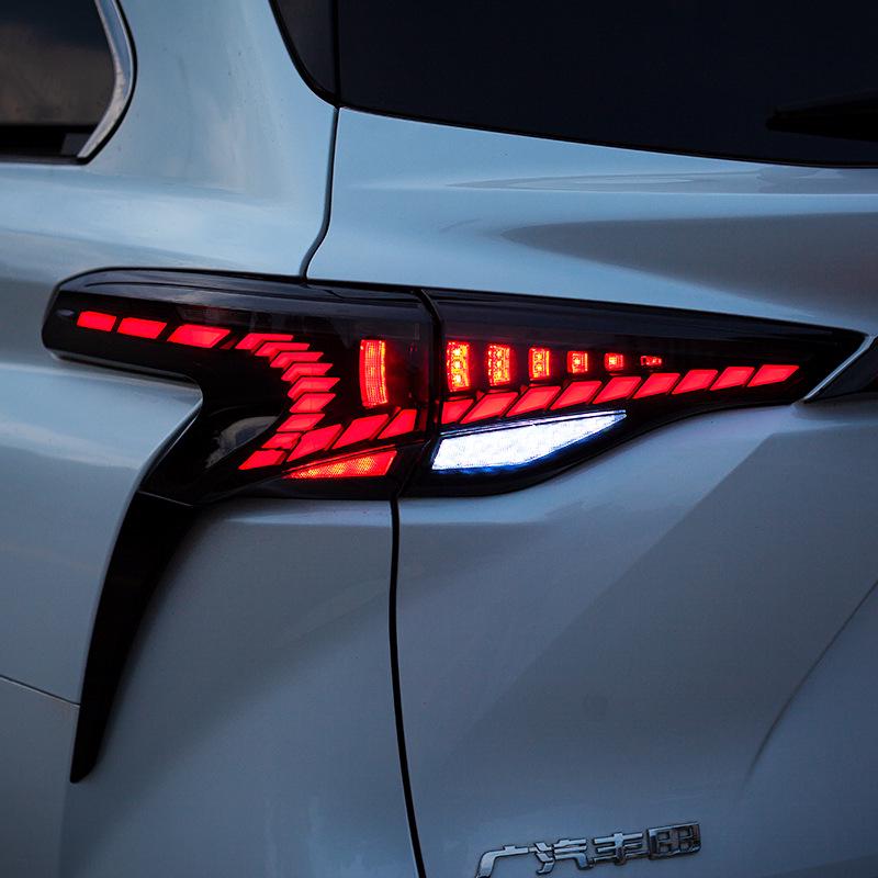 

Fits 21-22 Sienna: Smoked LED Dragon Scale Turn Signals & Rear Taillight Assembly