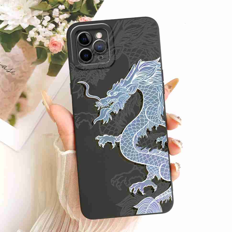 For iPhone 11 Pro 5.8" Case Colorful Flower Cartoon Cat Silicone Back Cover For iPhone 11Pro 11PRO A2215 A2160 A2217 Phone Cases