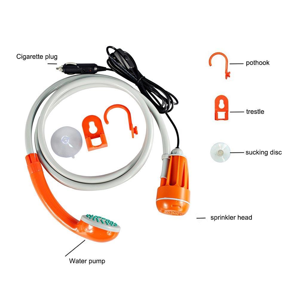 Portable 12V Handheld Outdoor Shower 