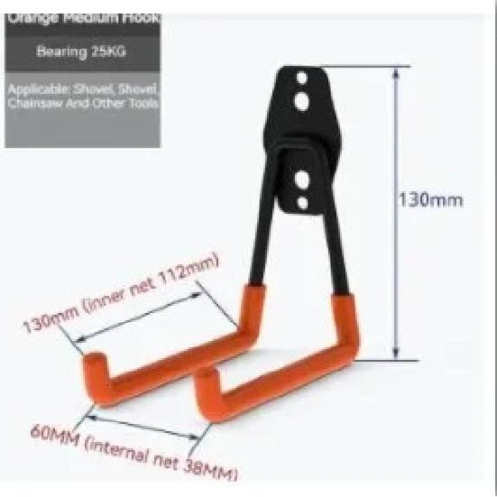 

Велосипедный сверхпрочный крюк для хранения Фурнитура Прочный грузоподъемный Маленький и средний квадратный крюк Хранение инструментов Металлический крюк Medium U
