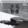 Sun Visor Repair Kit Compatible with 2018 Jeep Wrangler JK/2018- Wrangler JL/- Gladiator JT Interior Accessories Aluminum Alloy Sun Visor Fixing Clip
