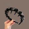 Elegant Rhinestone Headband 2025: Luxurious High Top Toothed Hair Accessory