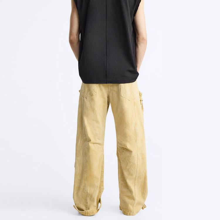 ZARA Casual Pants Men's Mustard 5575472-305