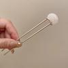 Elegant Pearl U-shaped Hairpin for Women - New Chinese Style Updo Accessory 2025