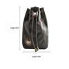 1Pcs Soft Texture Pu Leather Retro Drawstring Key Case Coin Purse Handmade Coin Key Bag Multifunctional Storage Bag